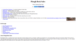 Desktop Screenshot of ploughbooksales.com.au